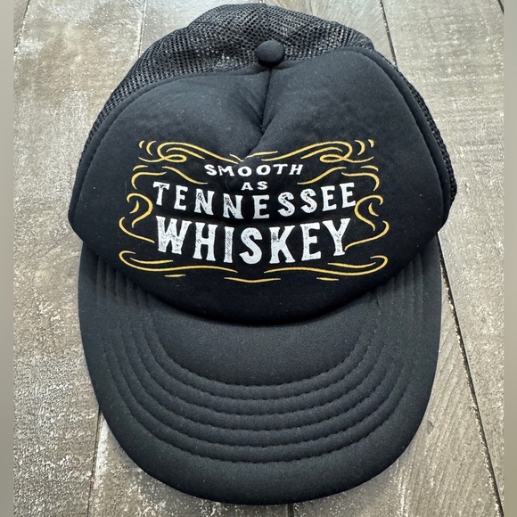 Smooth As Tennessee Whiskey Adjustable Trucker Hat One Size - Picture 1 of 5